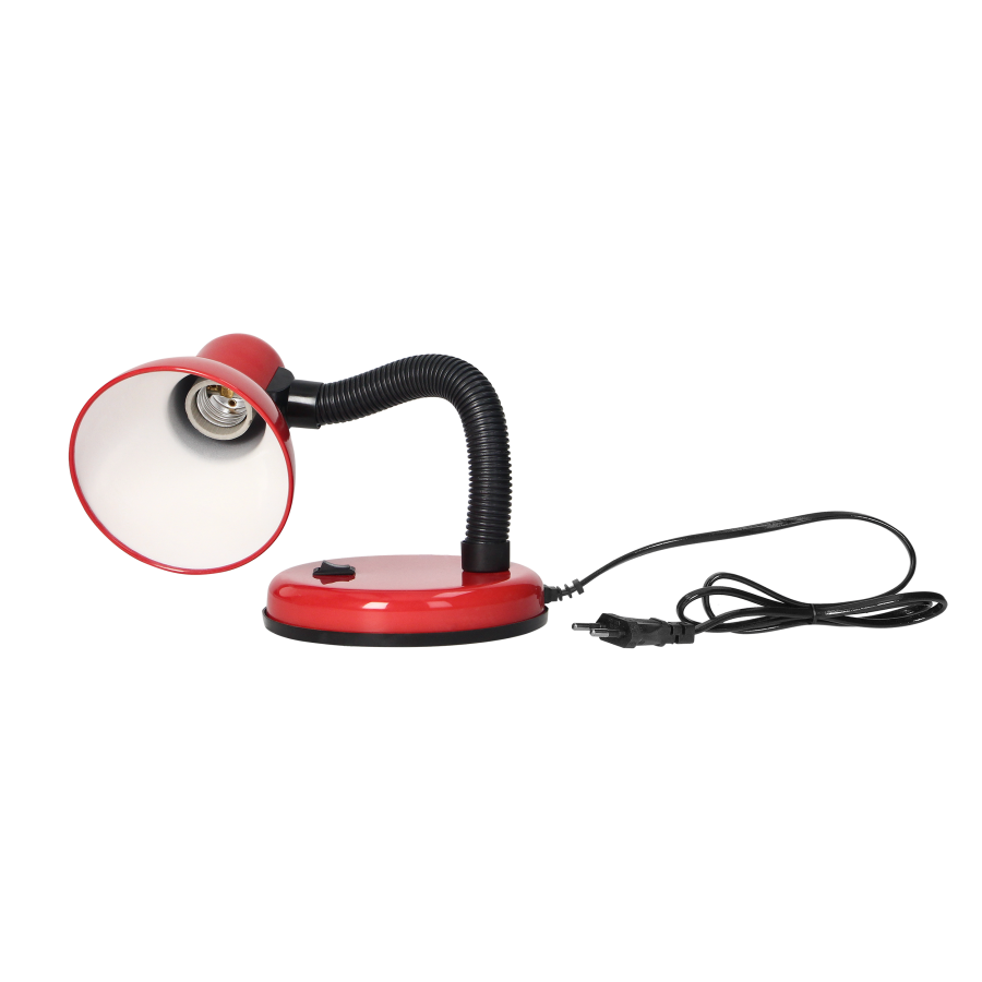 FUPI, desk lamp, 10W, E27, steel+ plastic, red